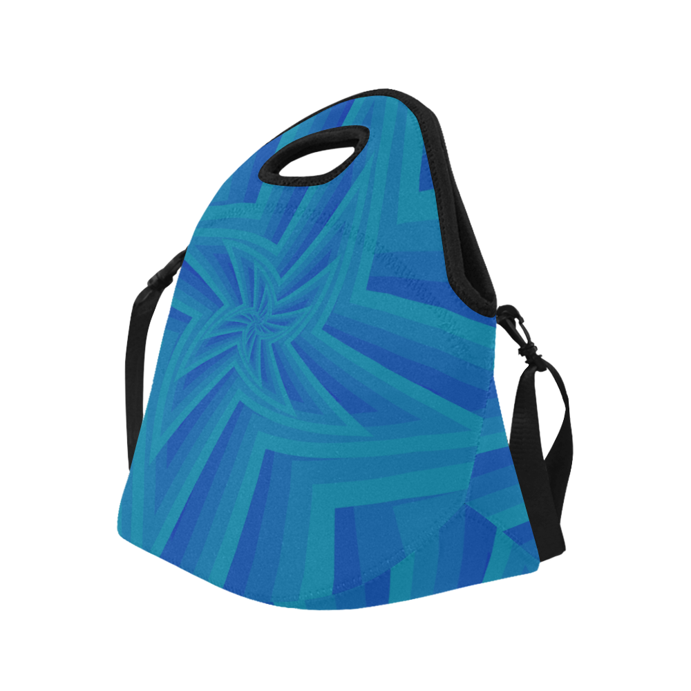 Blue star Neoprene Lunch Bag/Large (Model 1669) ID D2551702