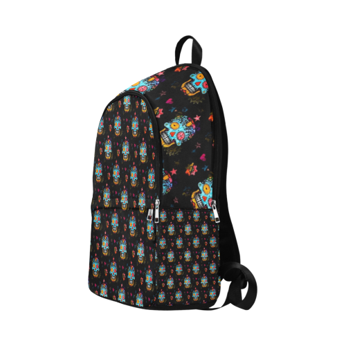 Dia los muertos Popart by Nico Bielow Fabric Backpack for Adult (Model 1659)