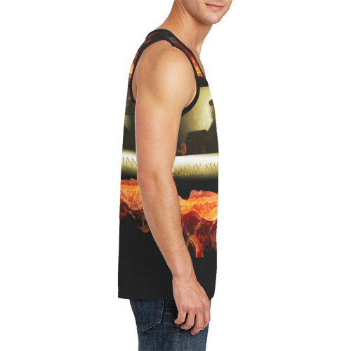 Grammy Winner William Bell On Fire Men's All Over Print Tank Top (Model T57)