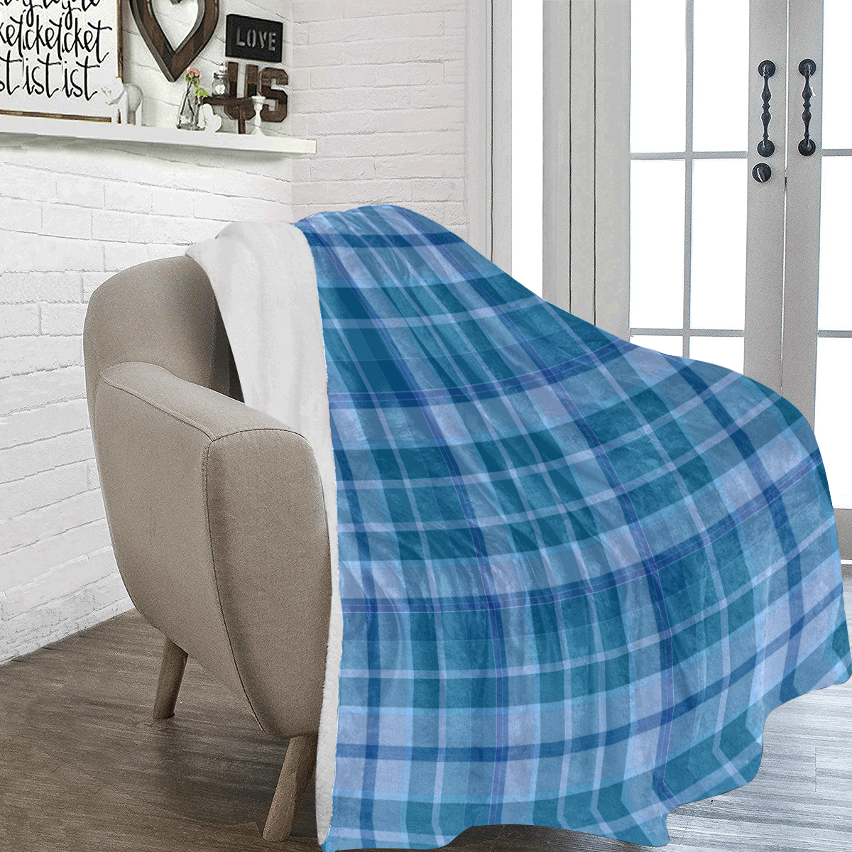 Blue Trio Bubblegum Ultra-Soft Micro Fleece Blanket 40