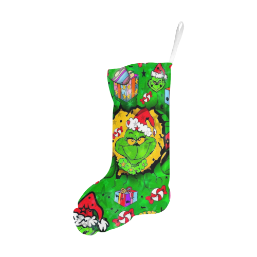 Maybe I like Christmas by Nico Bielow Christmas Stocking (Without Folded Top)