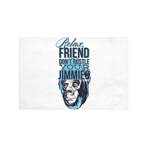 306 RELAX FRIEND DON'T RUSTLE YOUR JIMMIES Motorcycle Flag (Twin Sides)