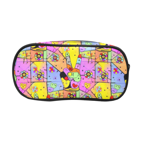 Peace by Nico Bielow Pencil Pouch/Large (Model 1680)
