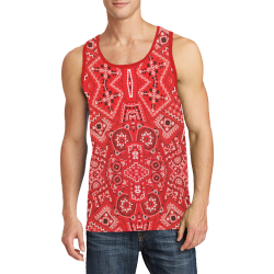 Bandana Squares Pattern Men's All Over Print Tank Top (Model T57)